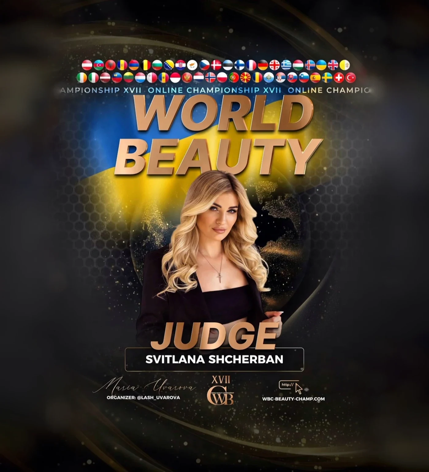 Svitlana Shcherban — WBC judge banner, season 17