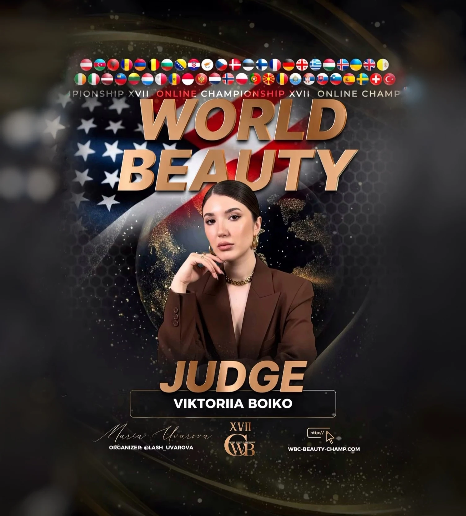 Viktoriia Boiko — WBC judge banner, season 17