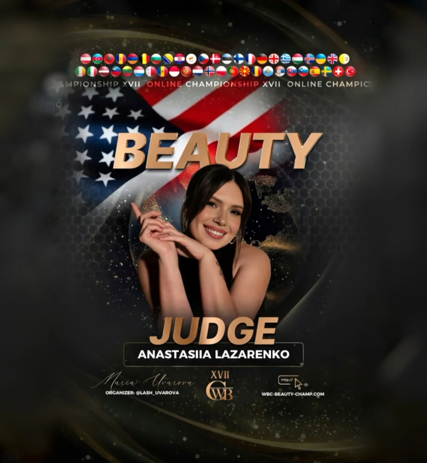 Anastasiia Lazarenko — WBC judge banner, season 17