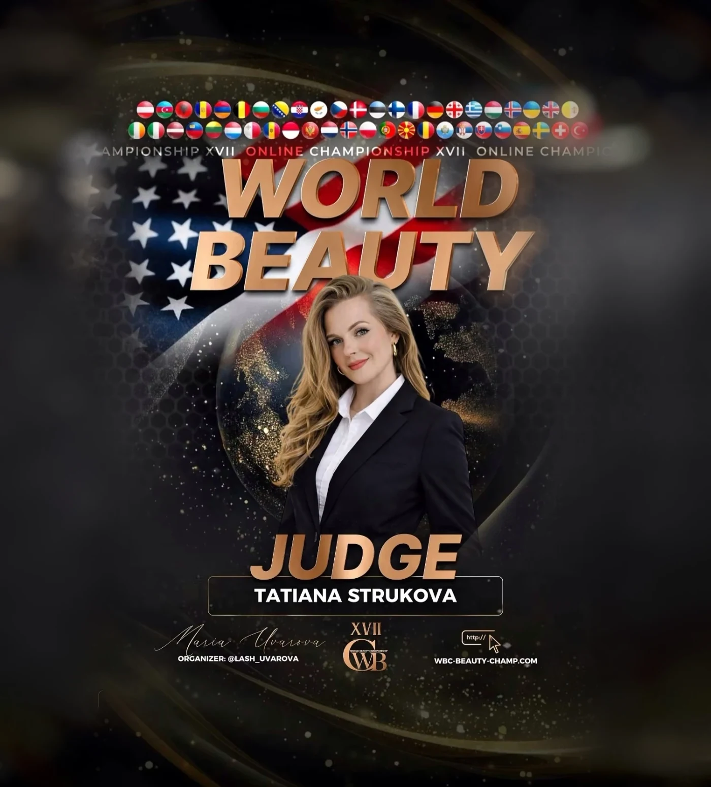 Tatiana Strukova — WBC judge banner, season 17