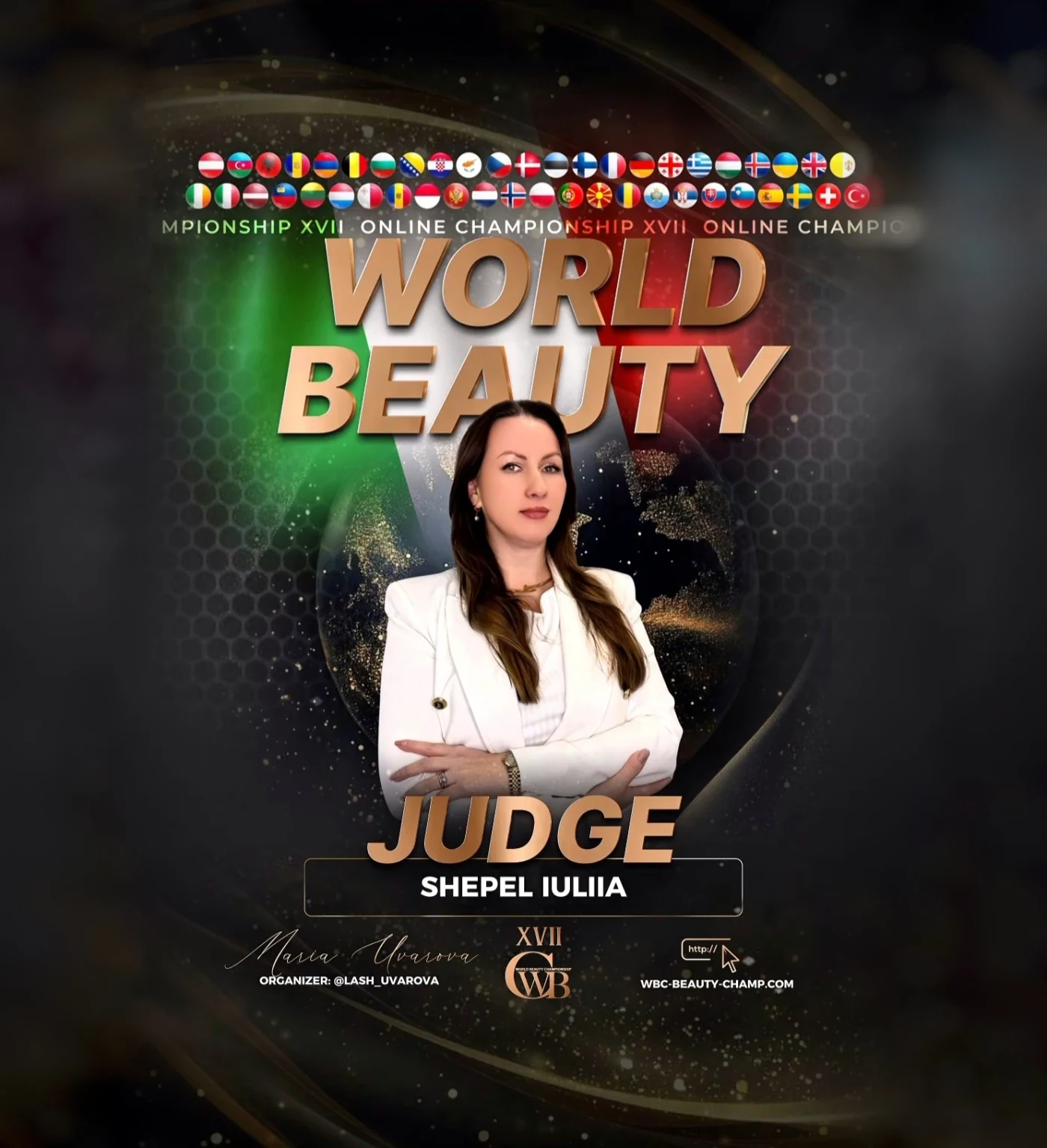 Shepel Iuliia — WBC judge banner, season 17