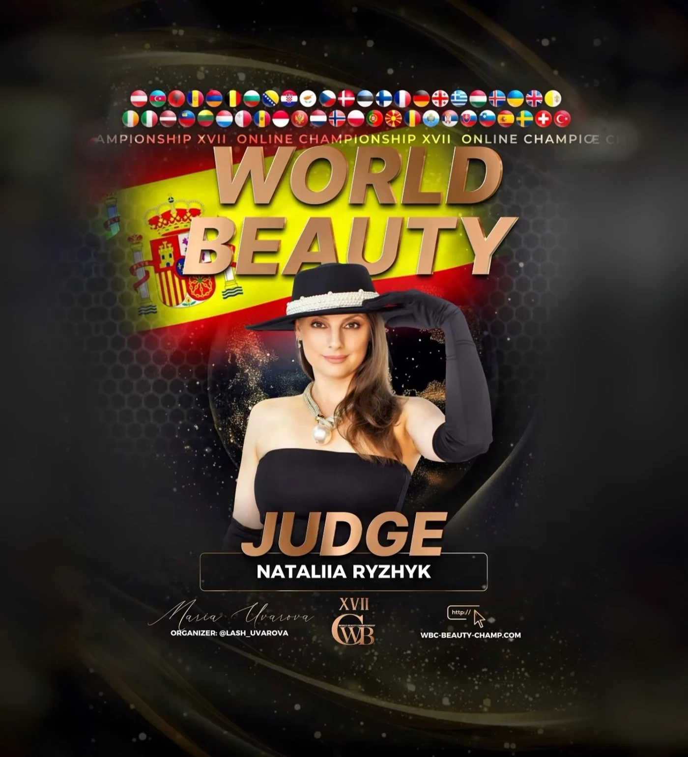 Nataliia Ryzhyk — WBC judge banner, season 17