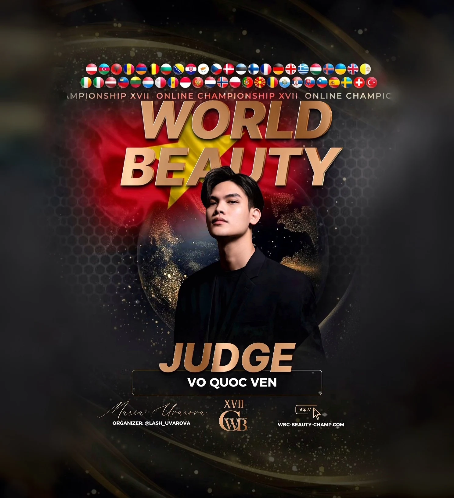 Vo Quoc Ven — WBC judge banner, season 17