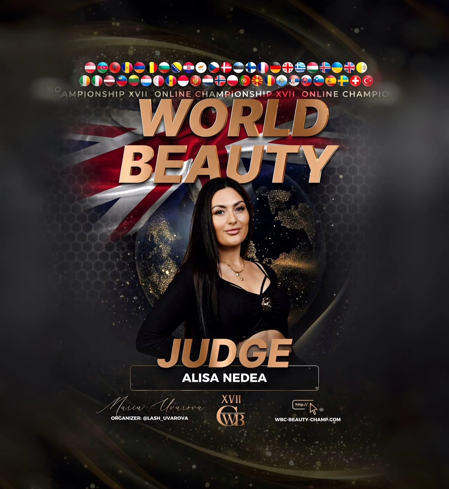 Alisa Nedea — WBC judge banner, season 17
