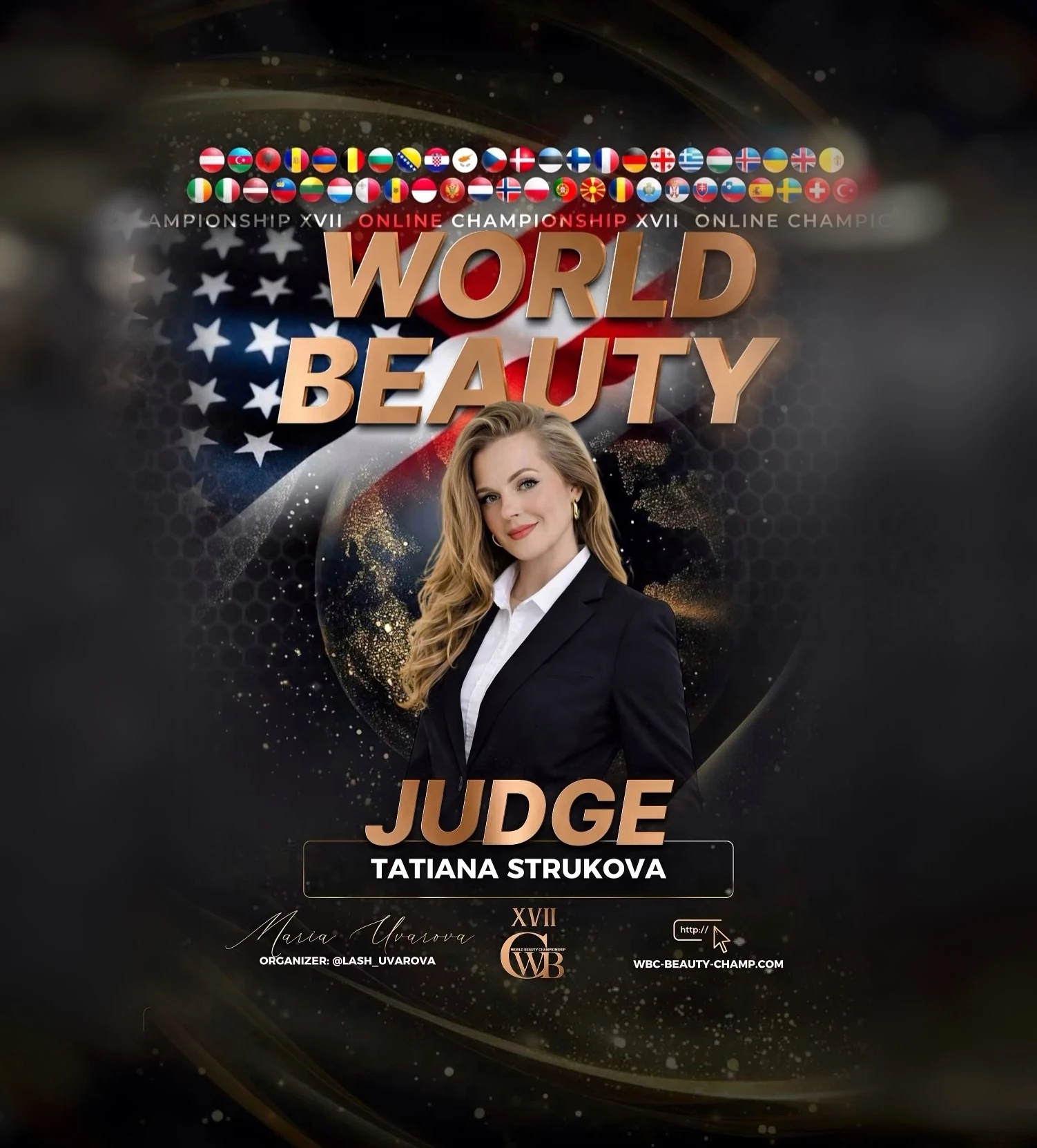 Tatiana Strukova — WBC judge banner, season 17