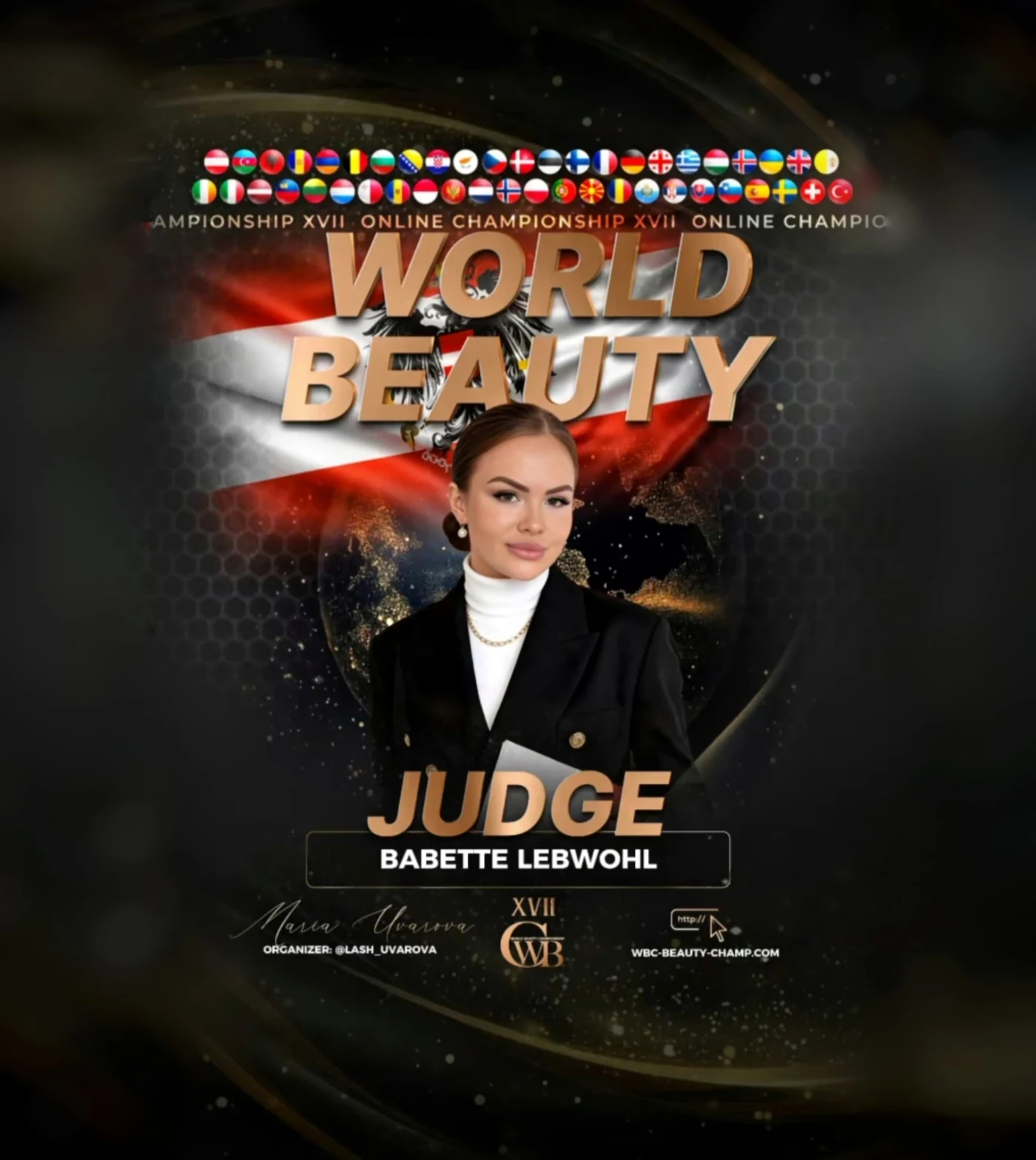 Babette Lebwohl — WBC judge banner, season 17