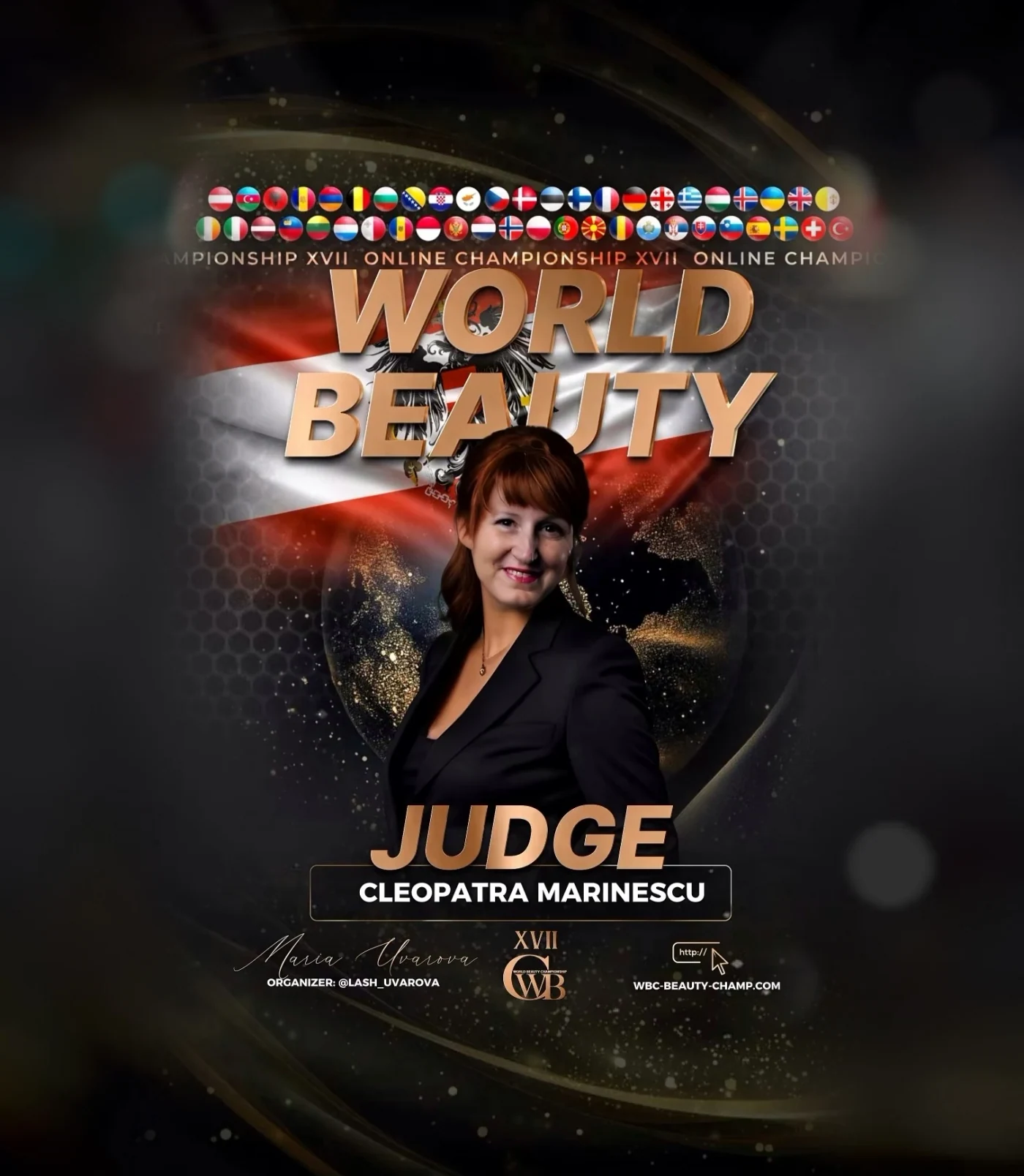 Cleopatra Marinescu — WBC judge banner, season 17