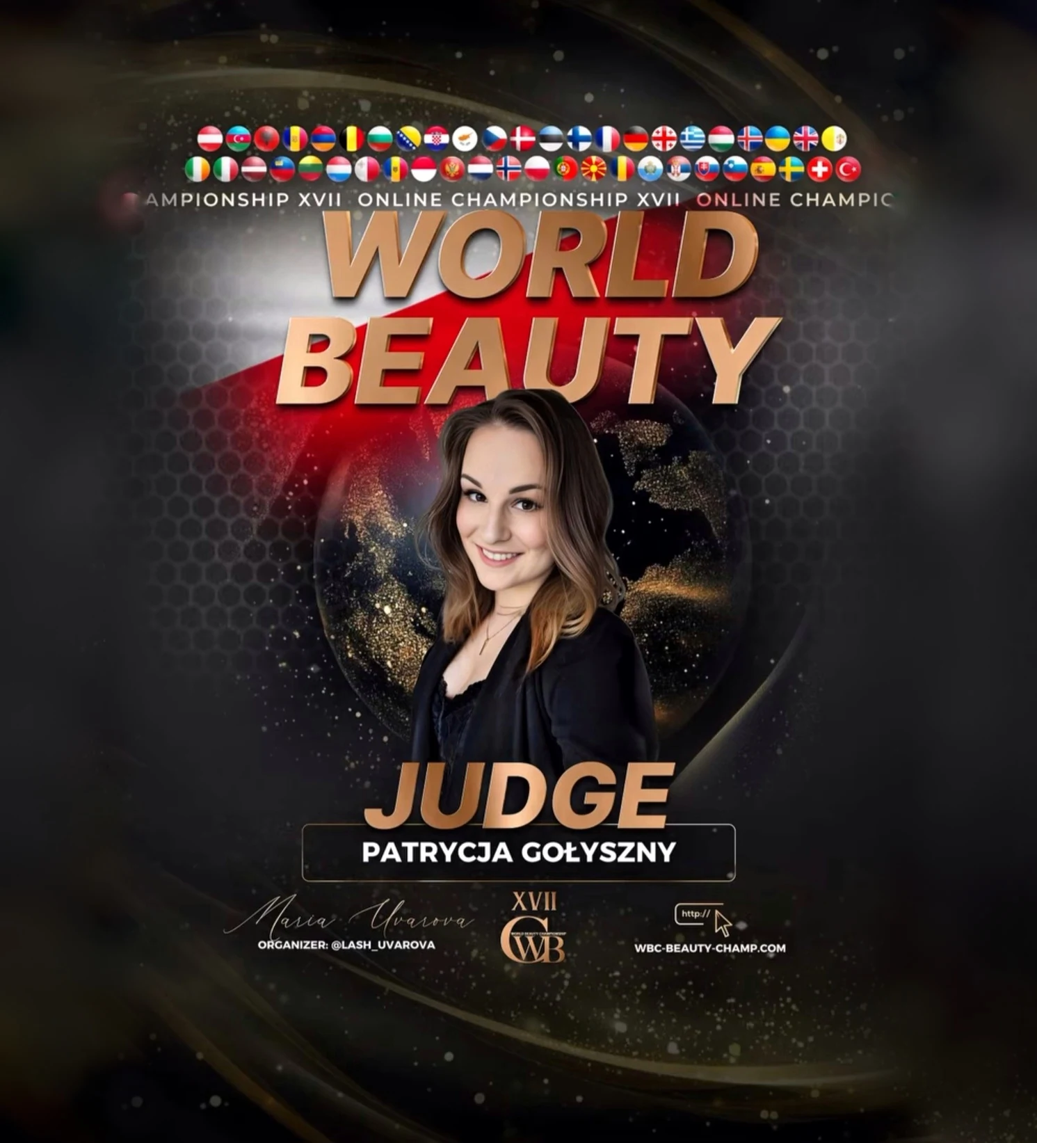 Patrycja Gołyszny — WBC judge banner, season 17