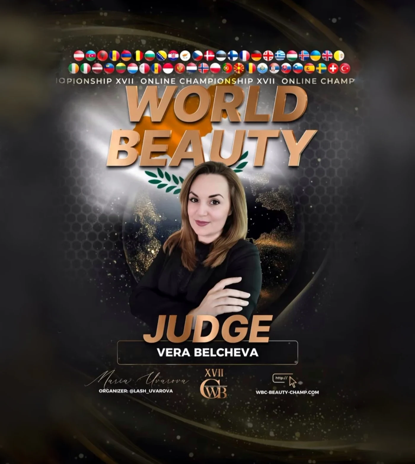 Vera Belcheva — WBC judge banner, season 17