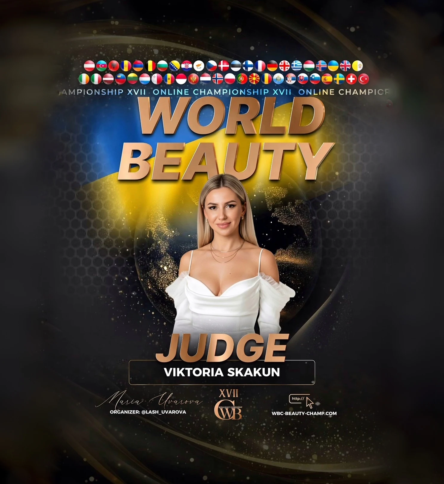 Viktoria Skakun — WBC judge banner, season 17