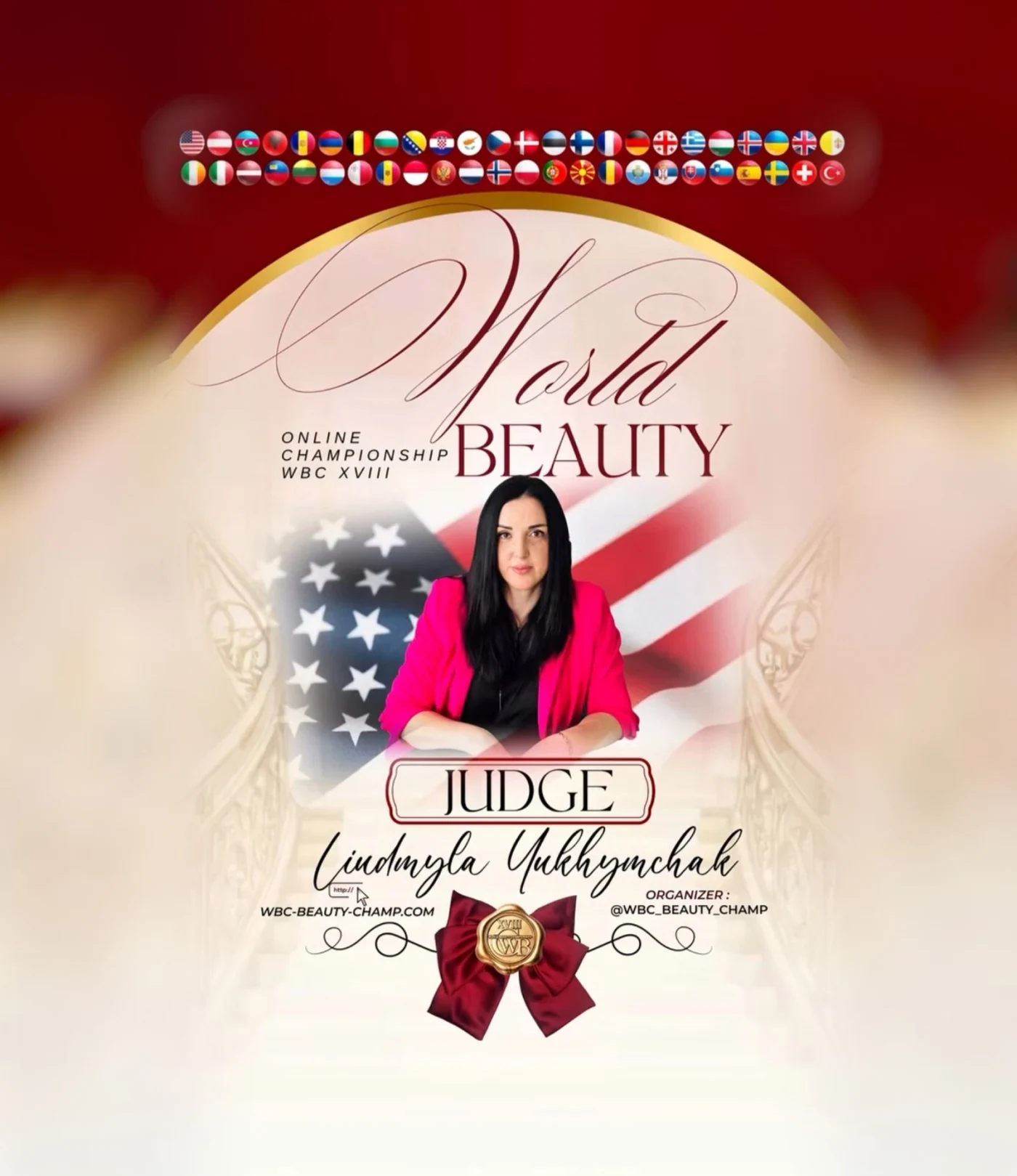 Liudmyla Yukhymchak — WBC judge banner, season 18