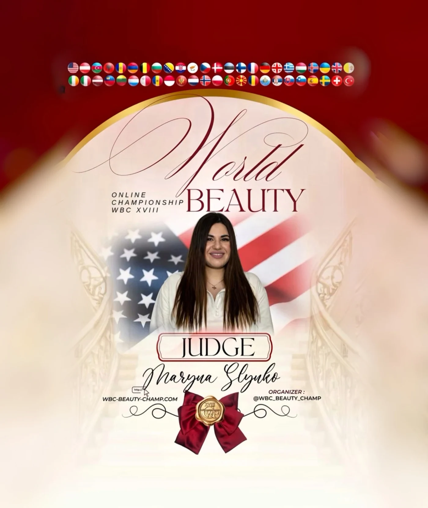 Maryna Slynko — WBC judge banner, season 18