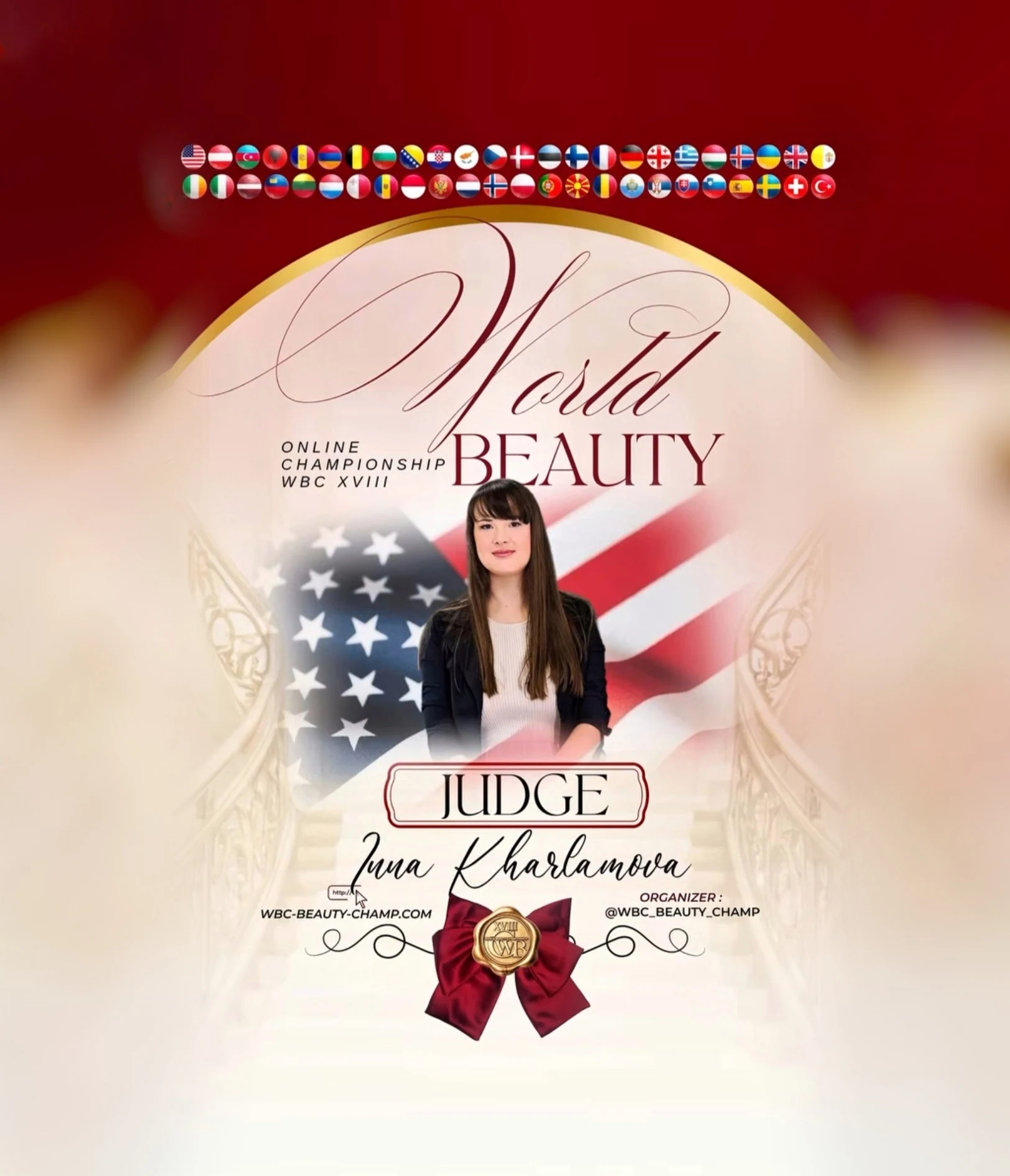 Inna Kharlamova — WBC judge banner, season 18
