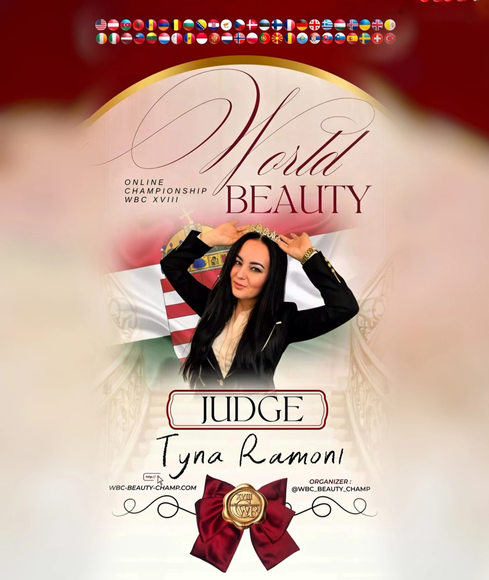 Tyna Ramoni — WBC judge banner, season 18