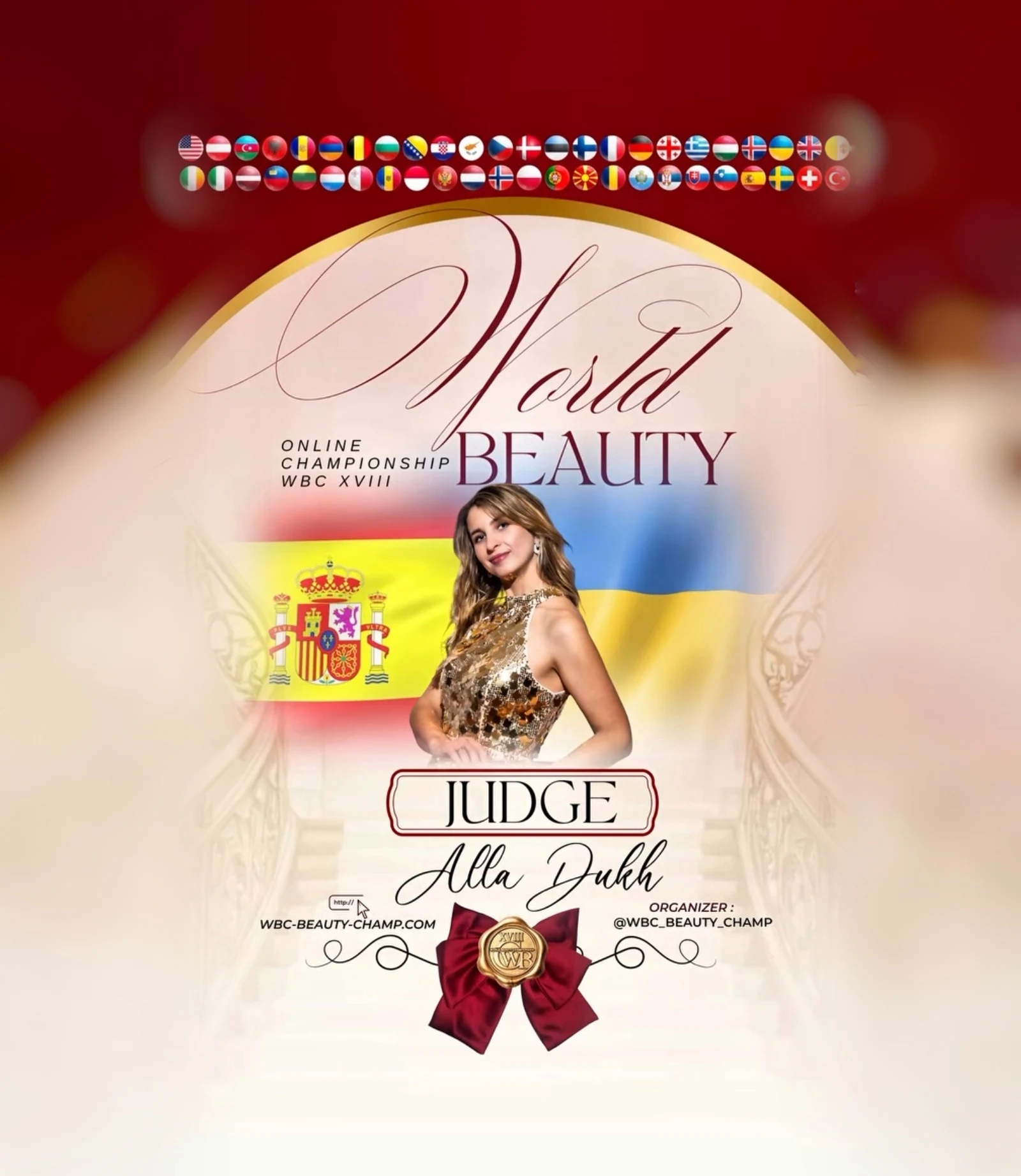 Alla Dukh — WBC judge banner, season 18