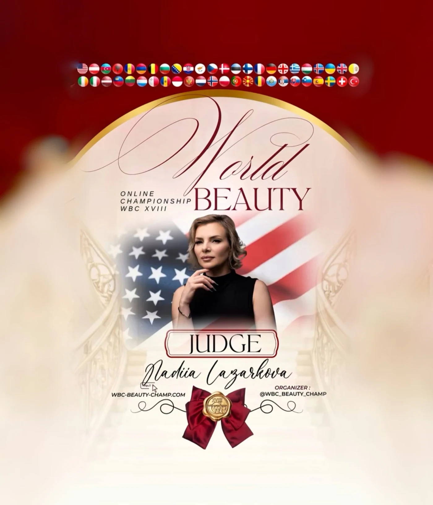Nadiia Lazarkova — WBC judge banner, season 18