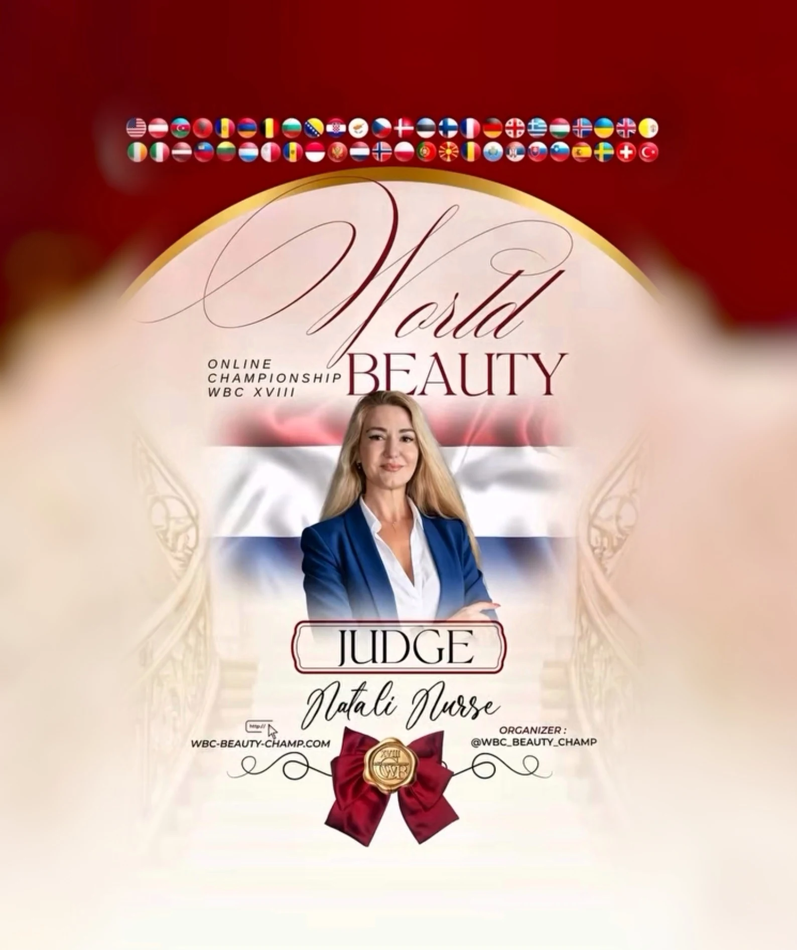 Nataliia Nurse — WBC judge banner, season 18