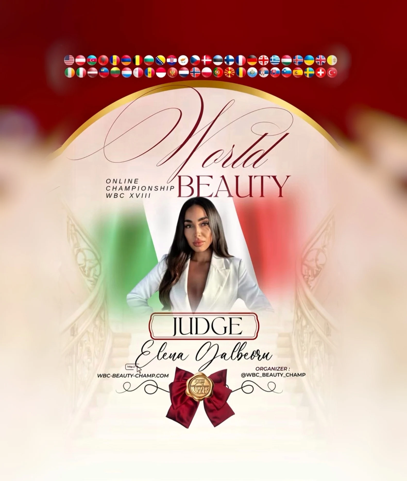 Elena Galbeoru — WBC judge banner, season 18