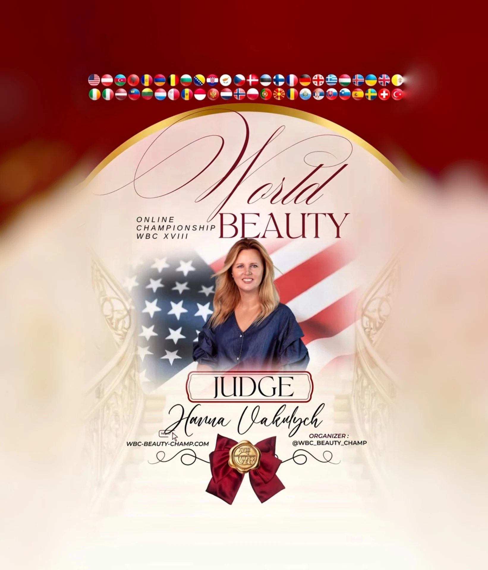 Hanna Vakulych — WBC judge banner, season 18