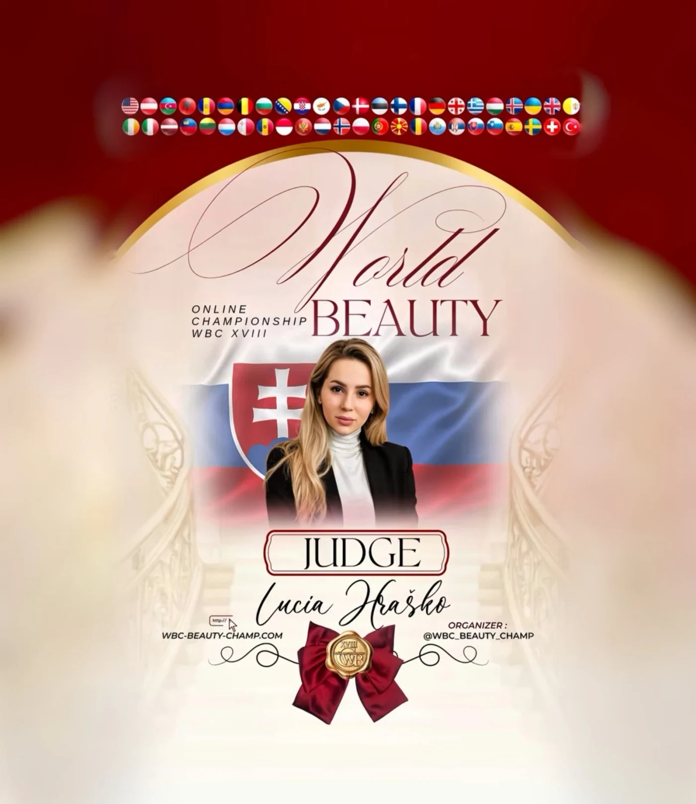 Lucia Hraško — WBC judge banner, season 18