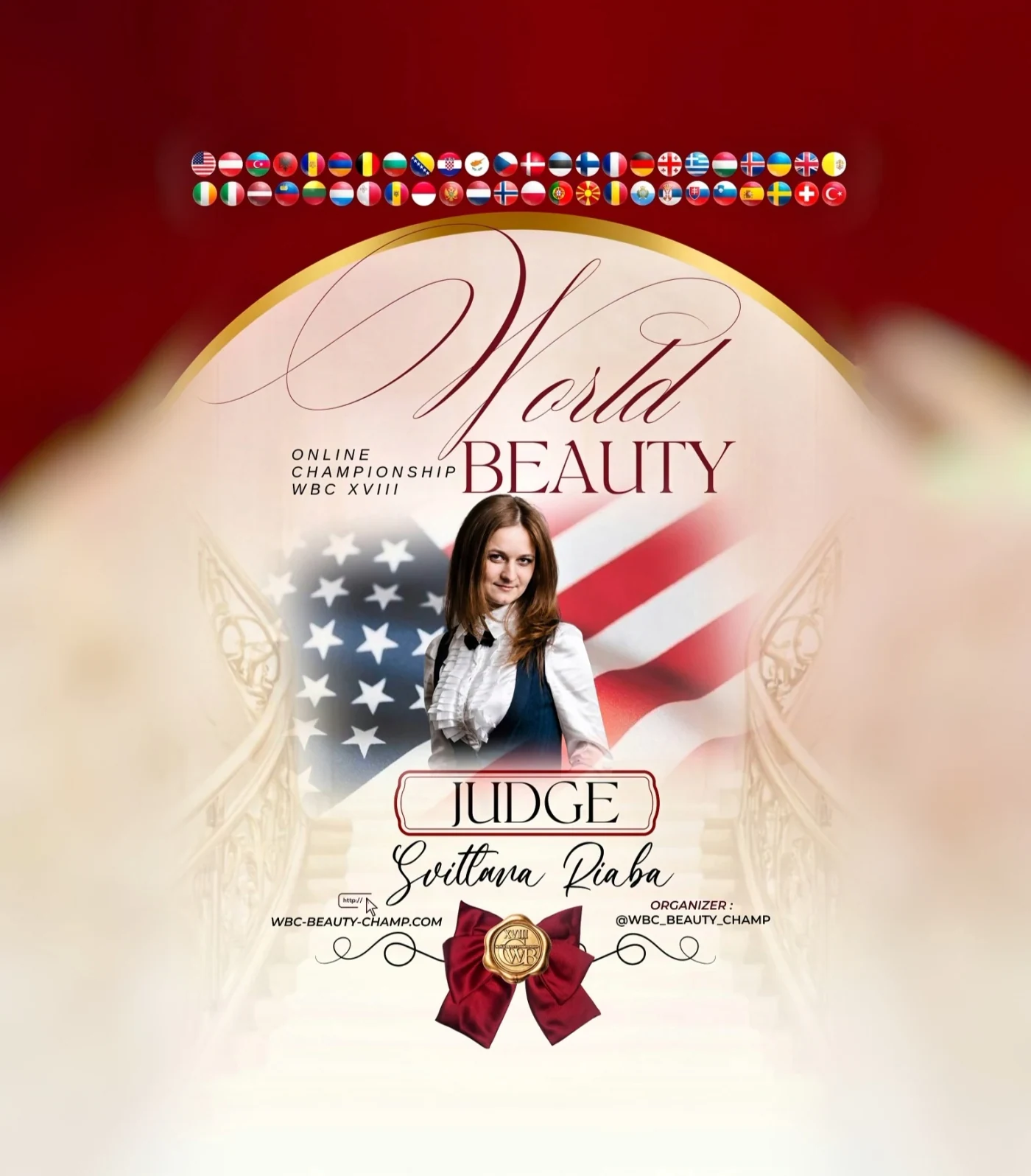 Svitlana Riaba — WBC judge banner, season 18
