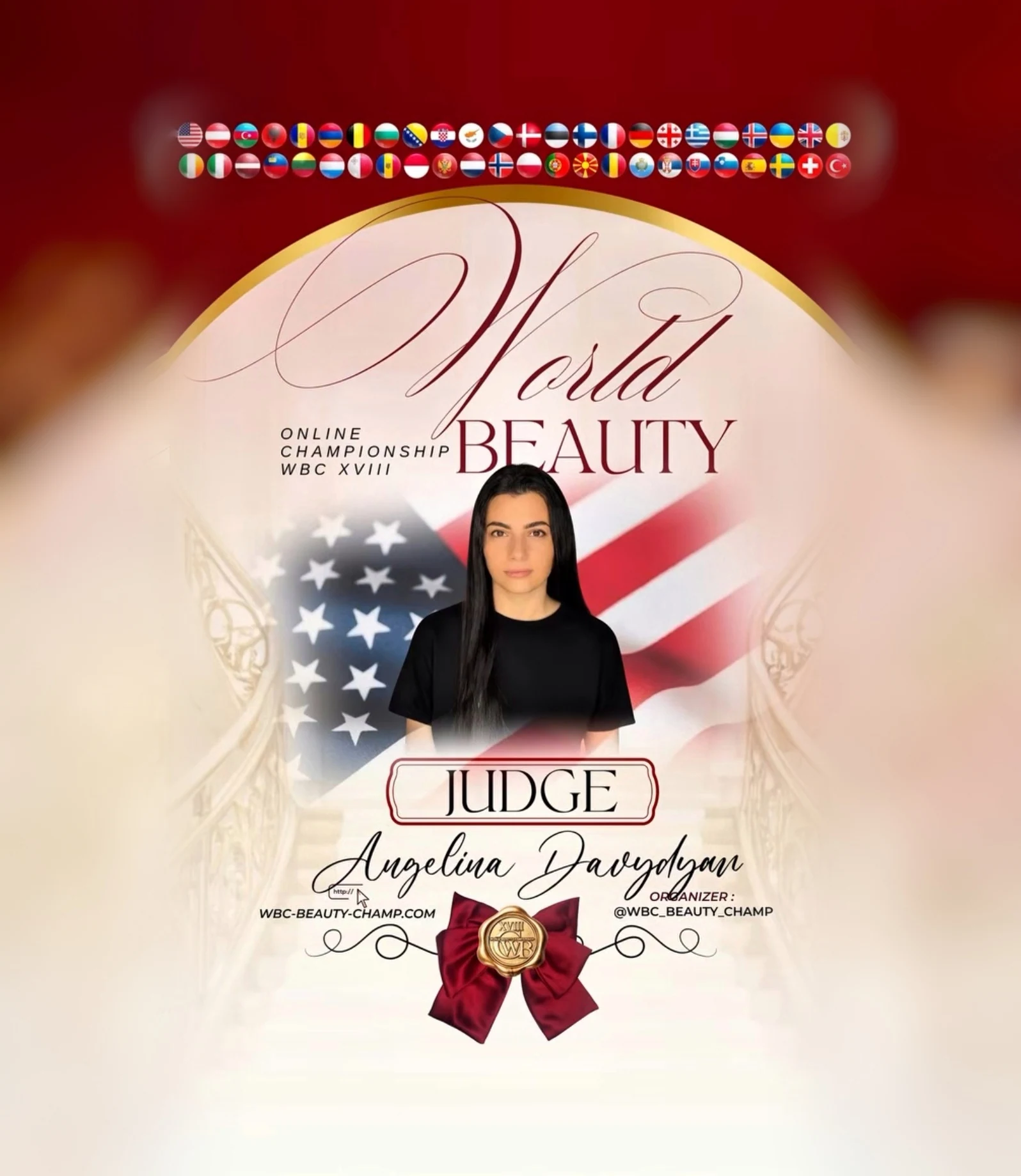 Angelina Davydyan — WBC judge banner, season 18