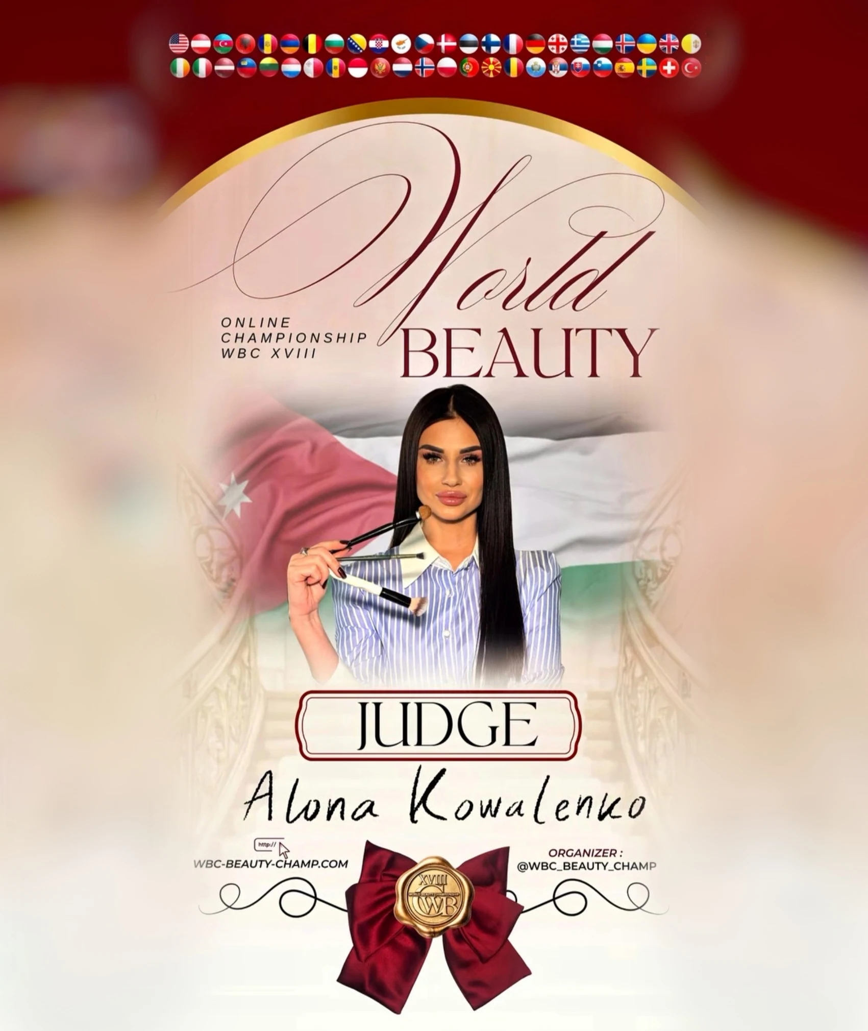 Alona Kowalenko — WBC judge banner, season 18