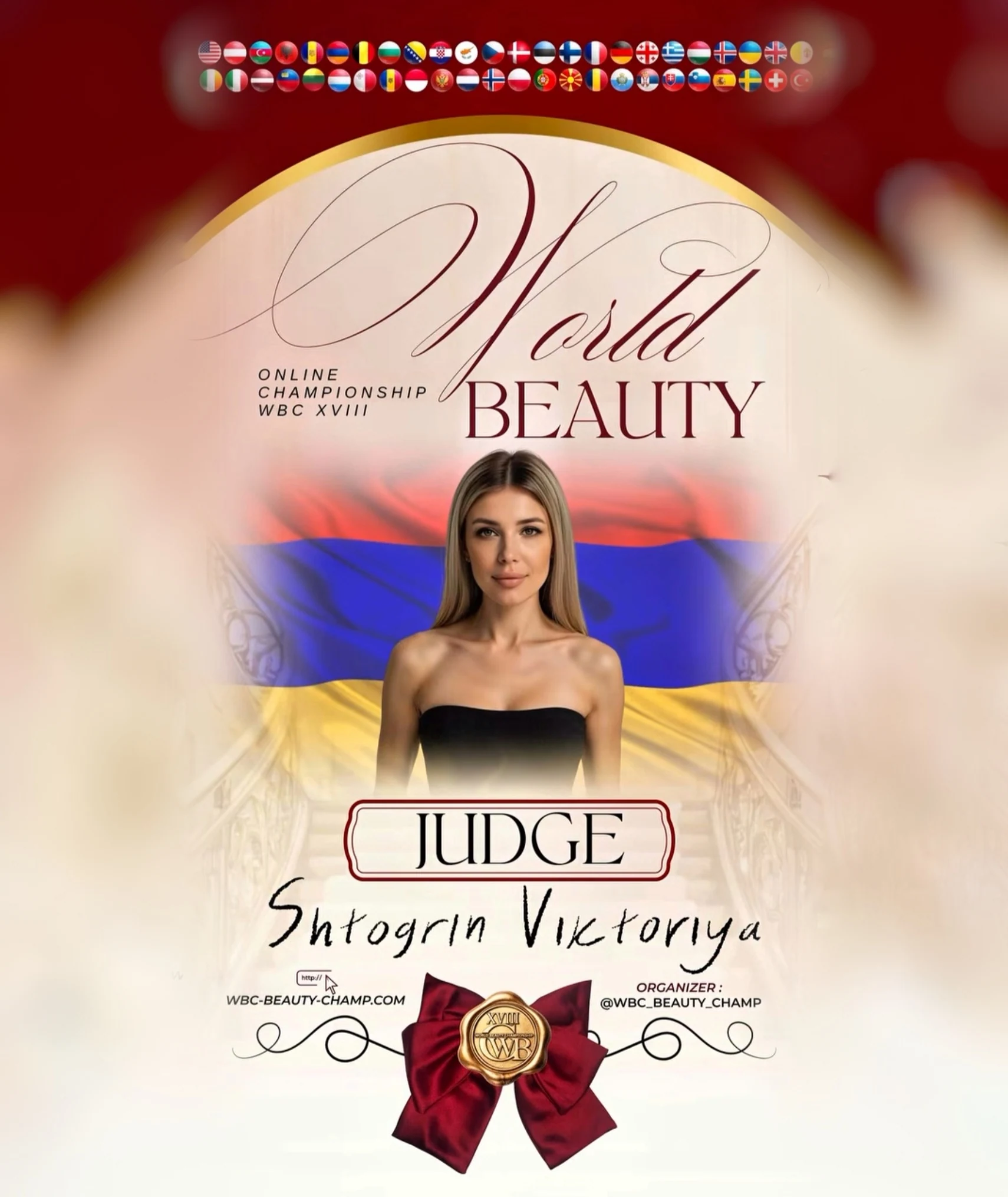 Shtogrin Viktoriya — WBC judge banner, season 18