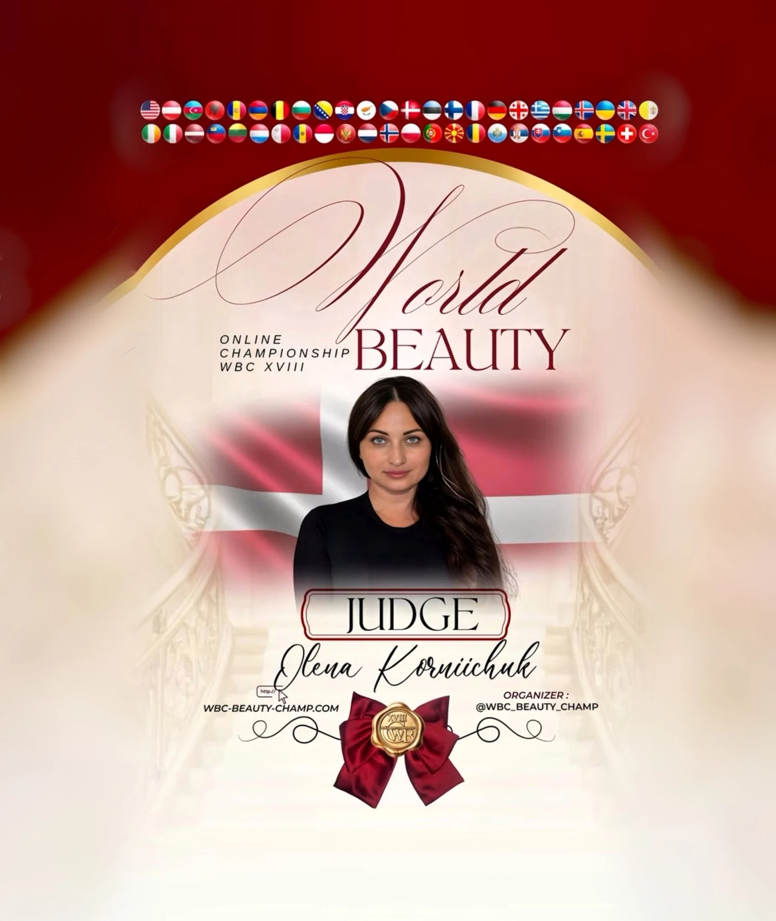 Olena Korniichuk — WBC judge banner, season 18