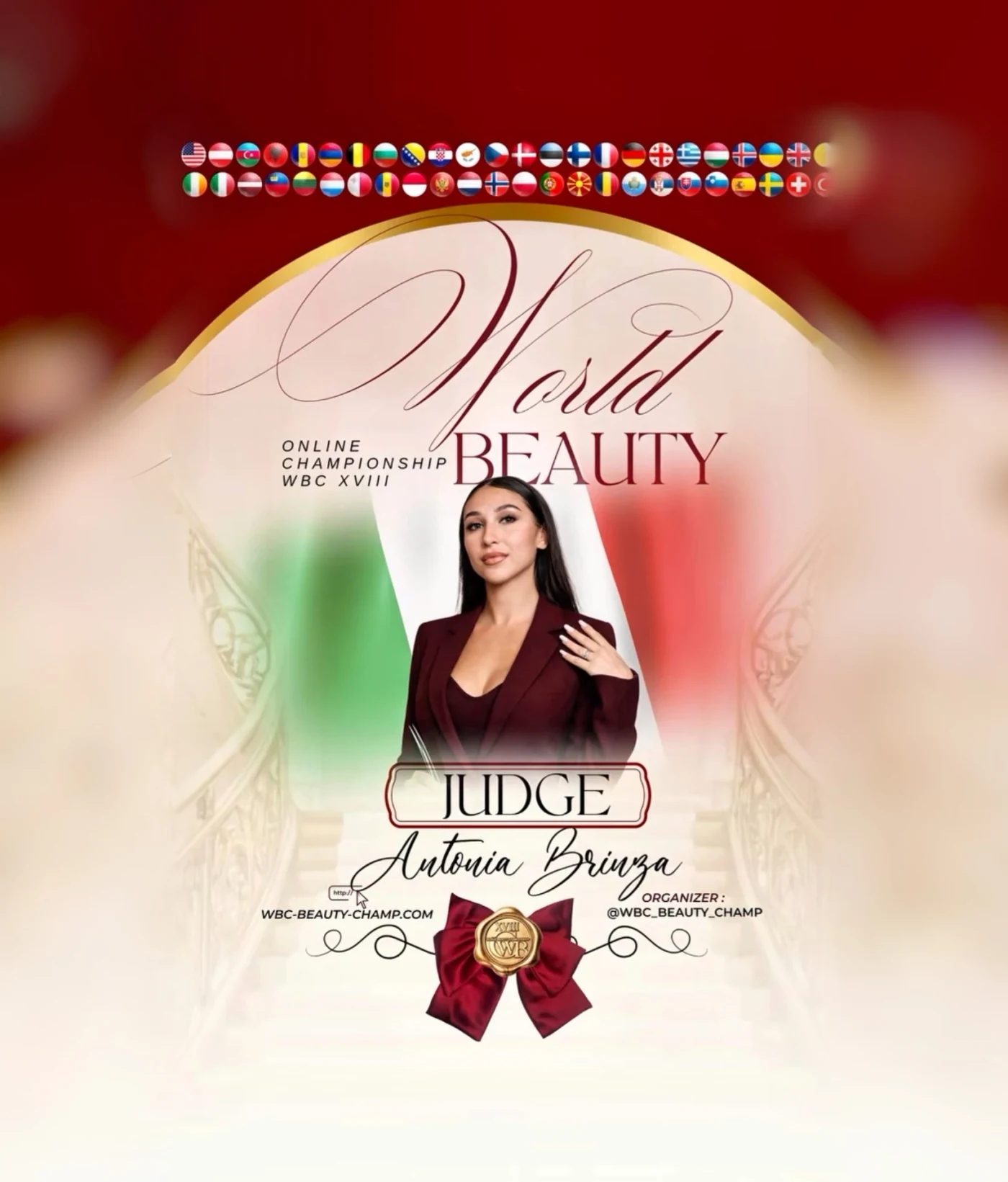 Antonia Brinza — WBC judge banner, season 18