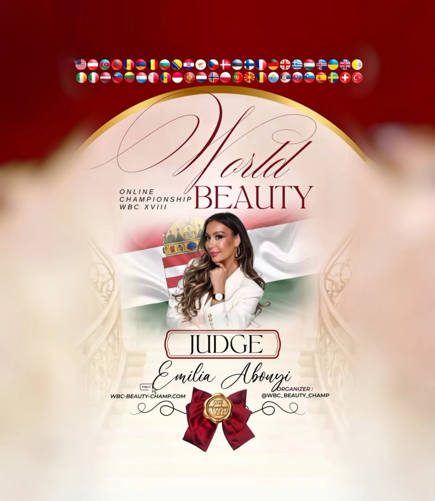 Emilia Abonyi — WBC judge banner, season 18