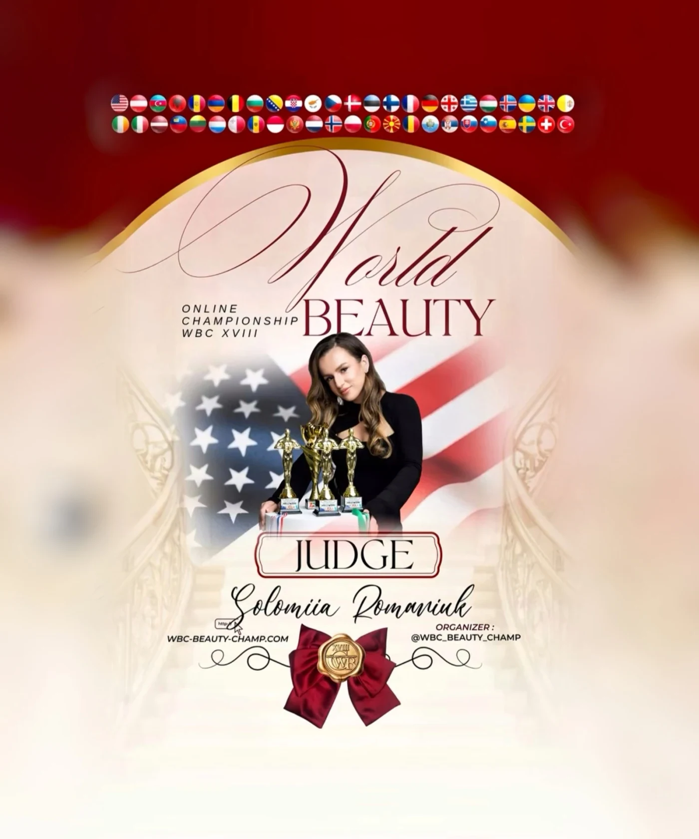 Solomiia Romaniuk — WBC judge banner, season 18