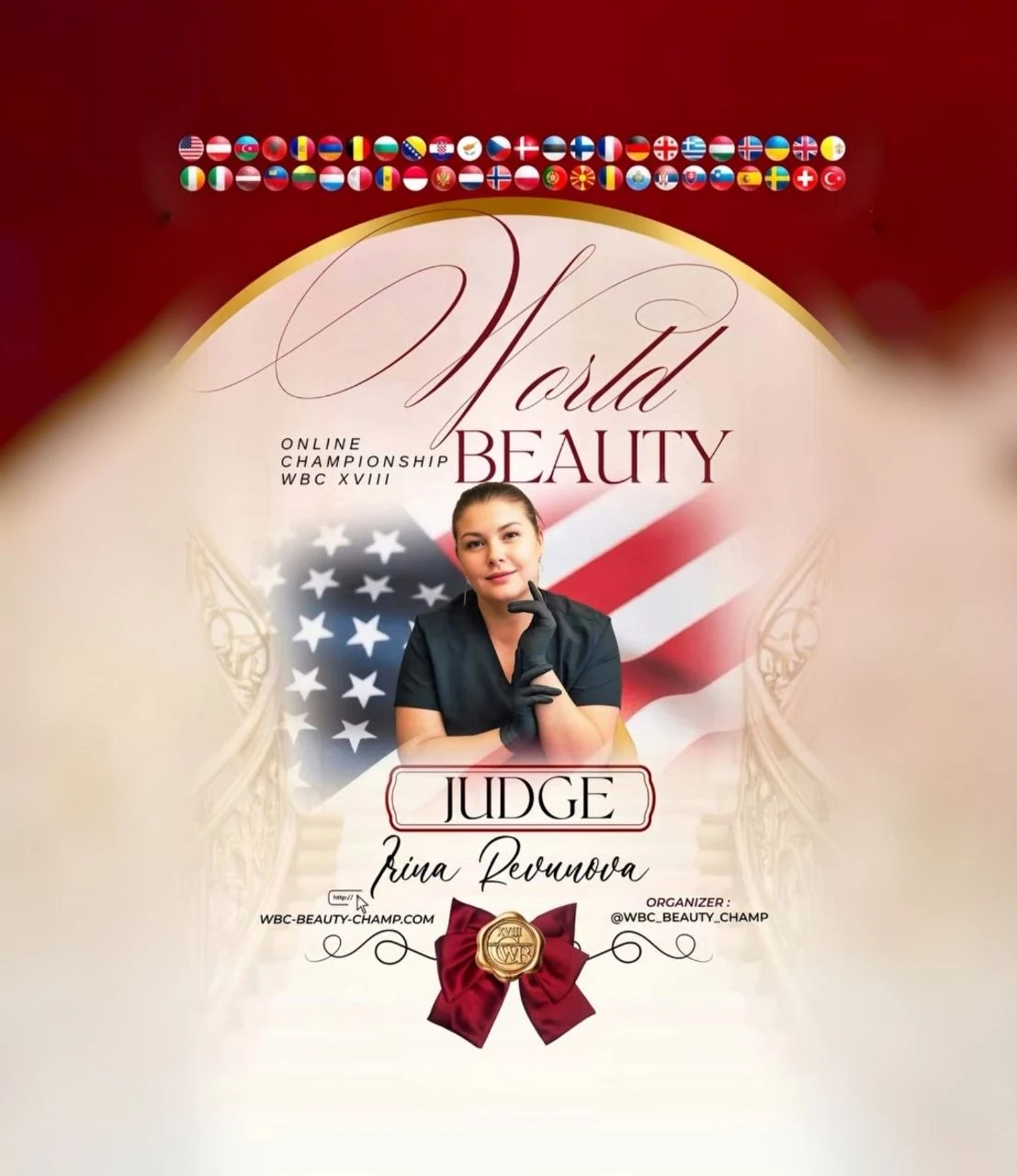 Irina Revunova — WBC judge banner, season 18