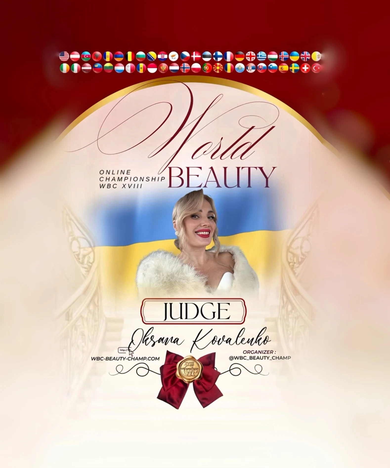 Oksana Kovalenko — WBC judge banner, season 18