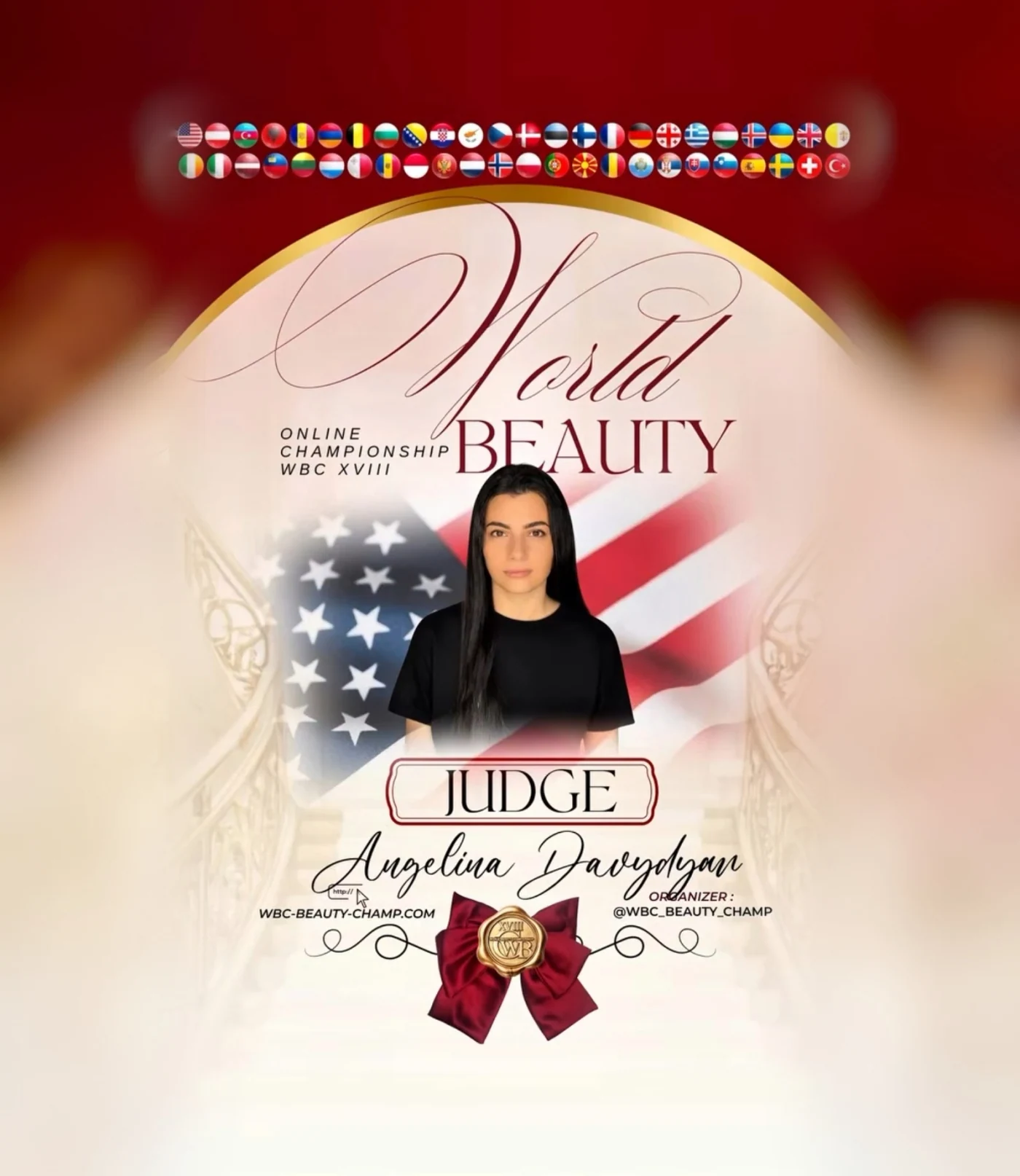 Angelina Davydyan — WBC judge banner, season 18