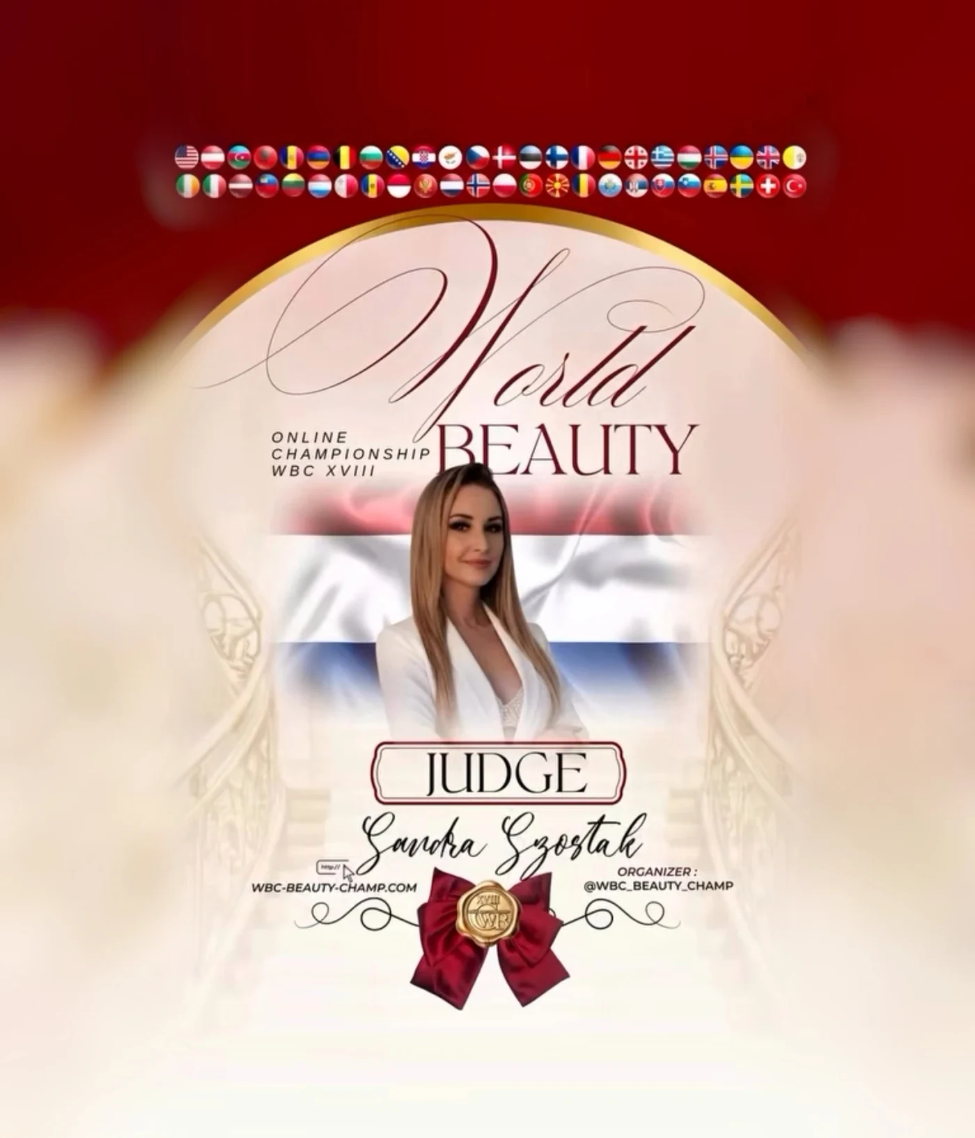 Sandra Szostak — WBC judge banner, season 18