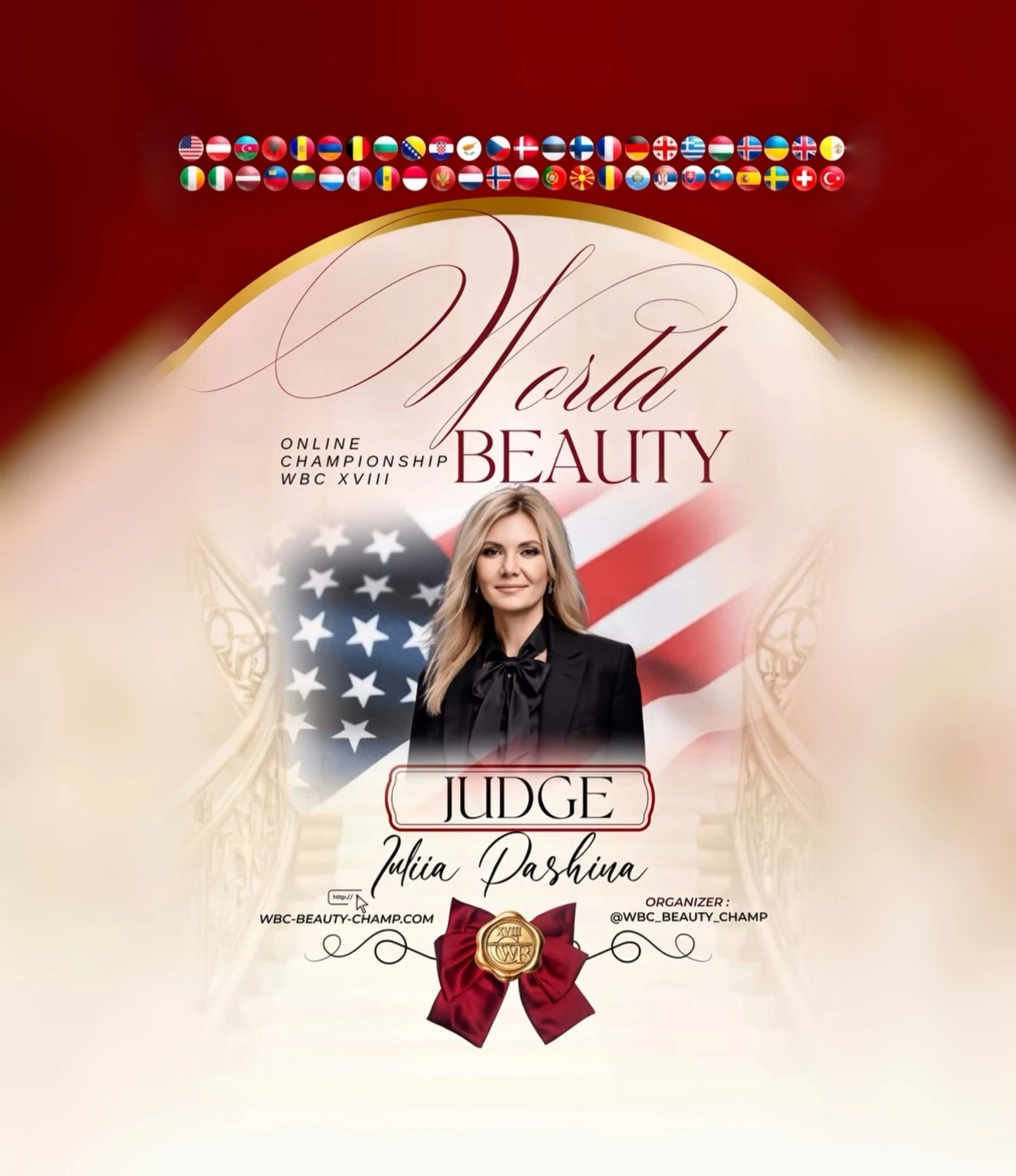 Iuliia Pashina — WBC judge banner, season 18