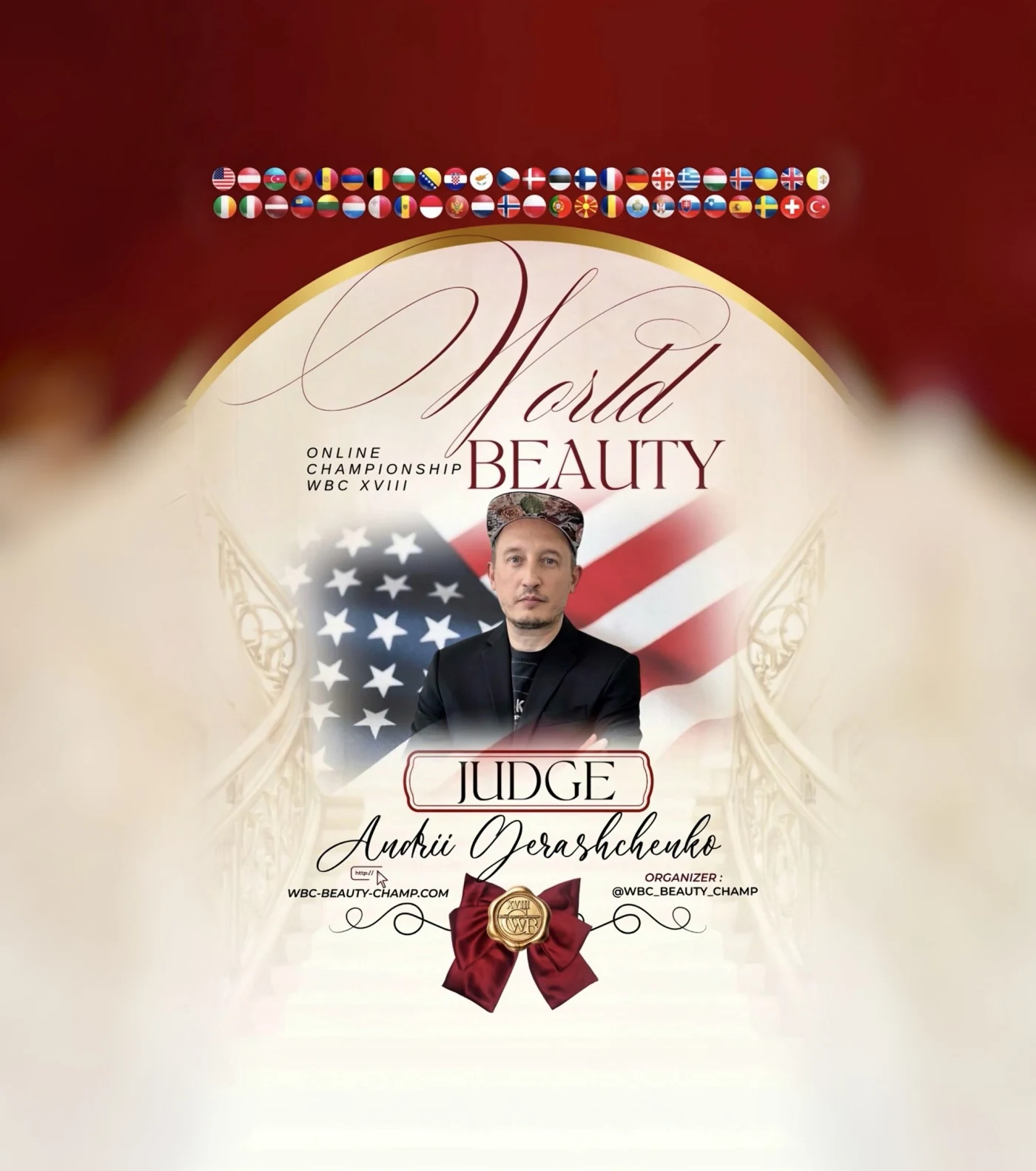 Andrii Gerashchenko — WBC judge banner, season 18