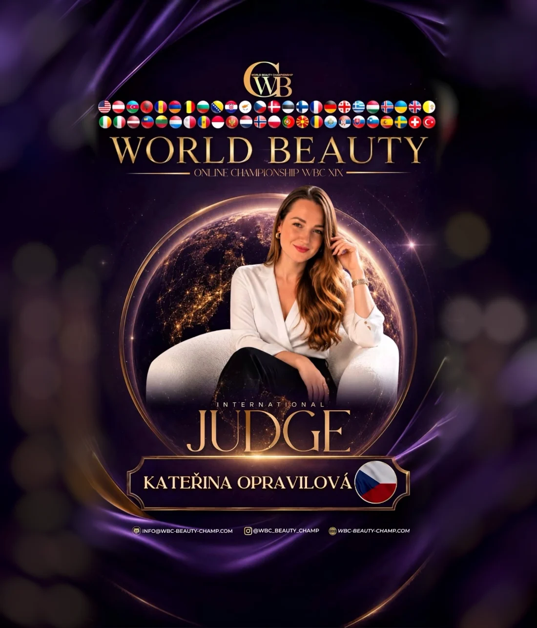 Kateřina Opravilová — WBC judge banner, season 19
