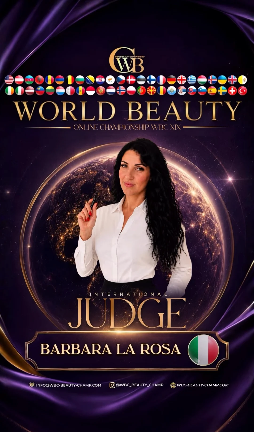 Barbara La Rosa — WBC judge banner, season 19
