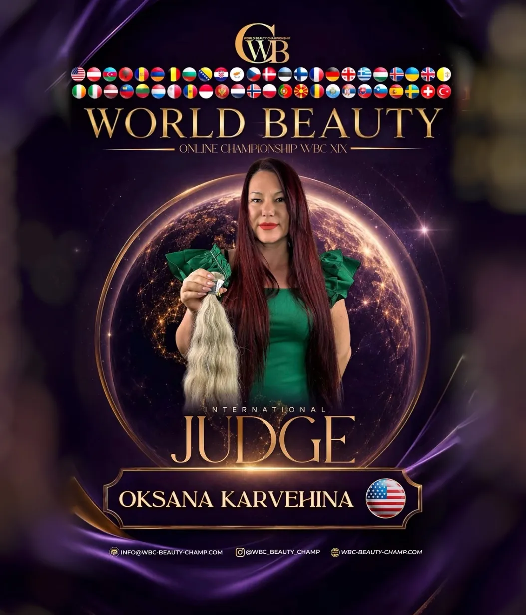 Oksana Karvehina — WBC judge banner, season 19