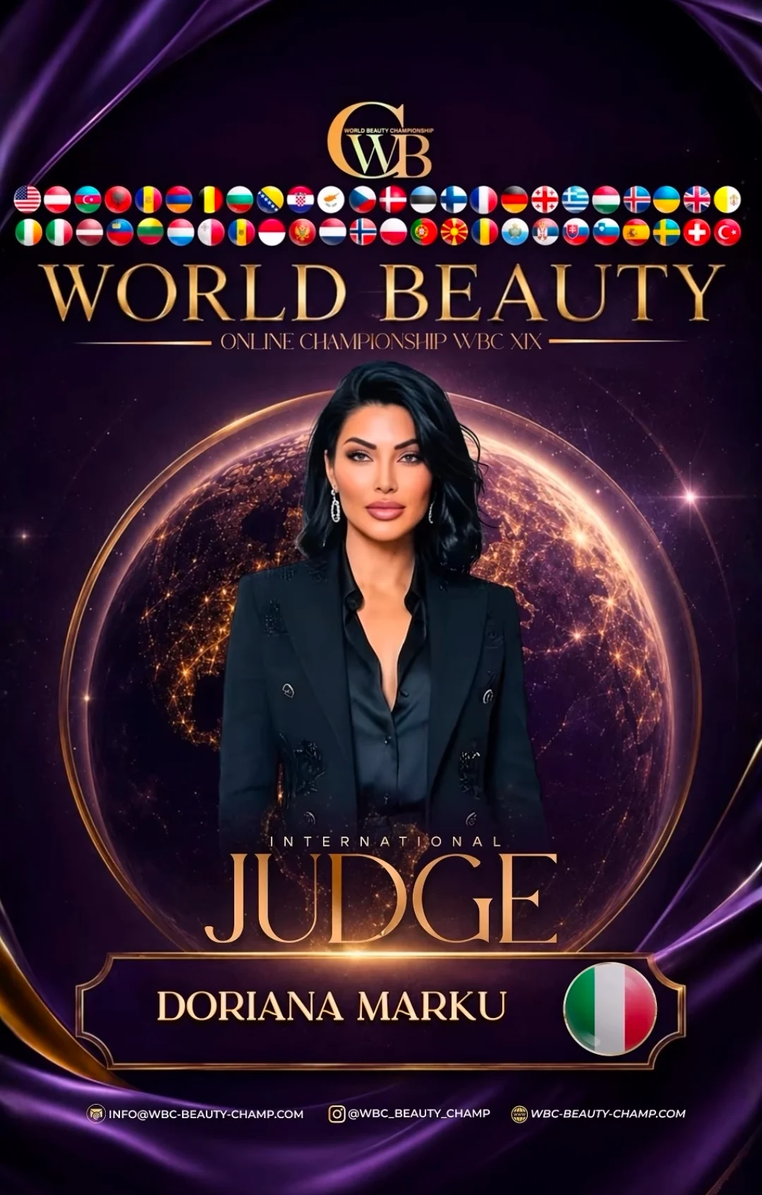 Doriana Marku — WBC judge banner, season 19
