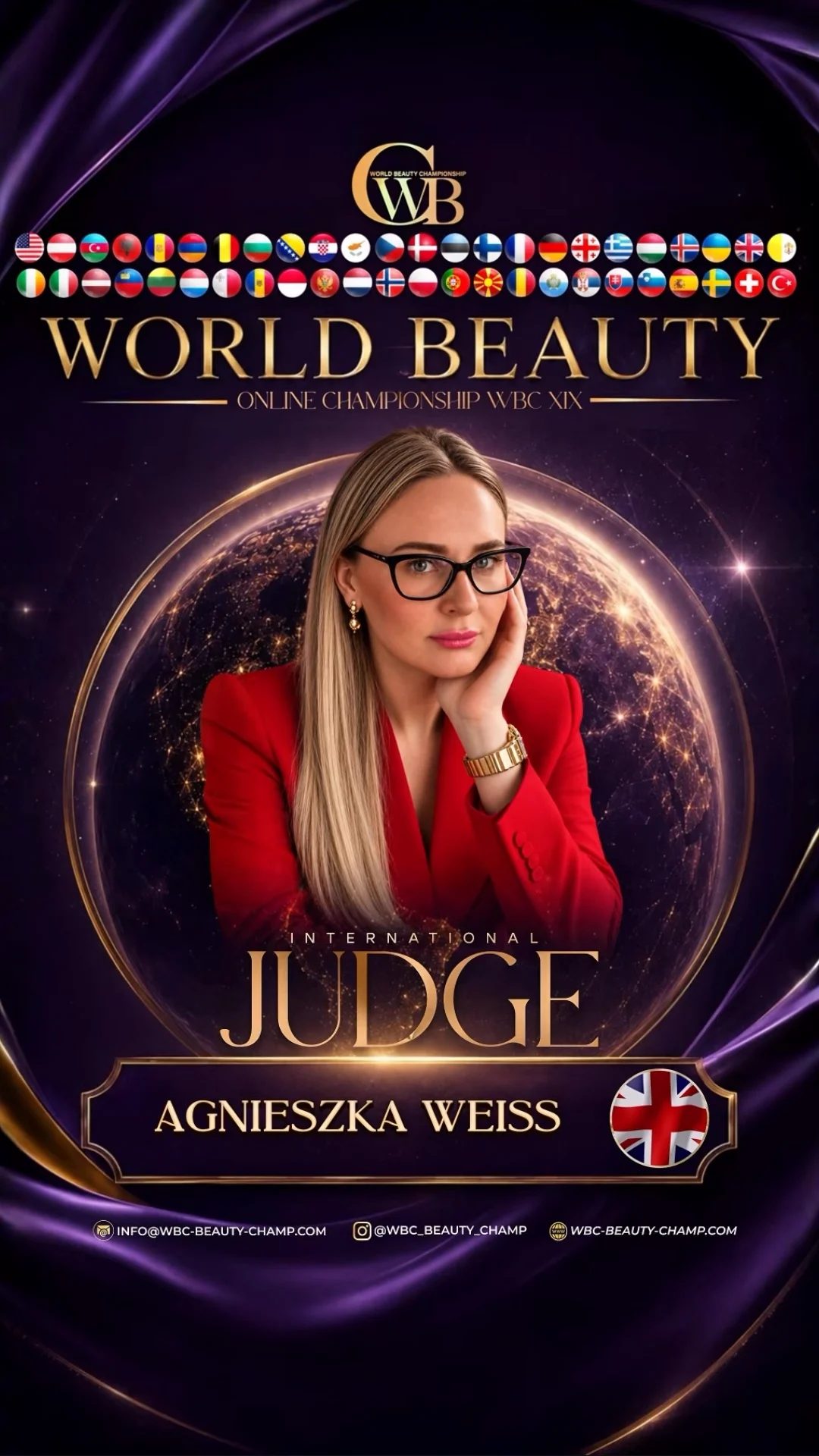 Agnieszka Weiss — WBC judge banner, season 19