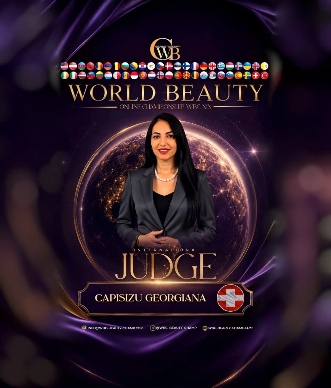 Capisizu Georgiana — WBC judge banner, season 19