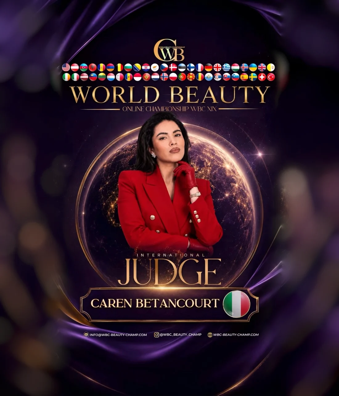 Caren Betancourt — WBC judge banner, season 19