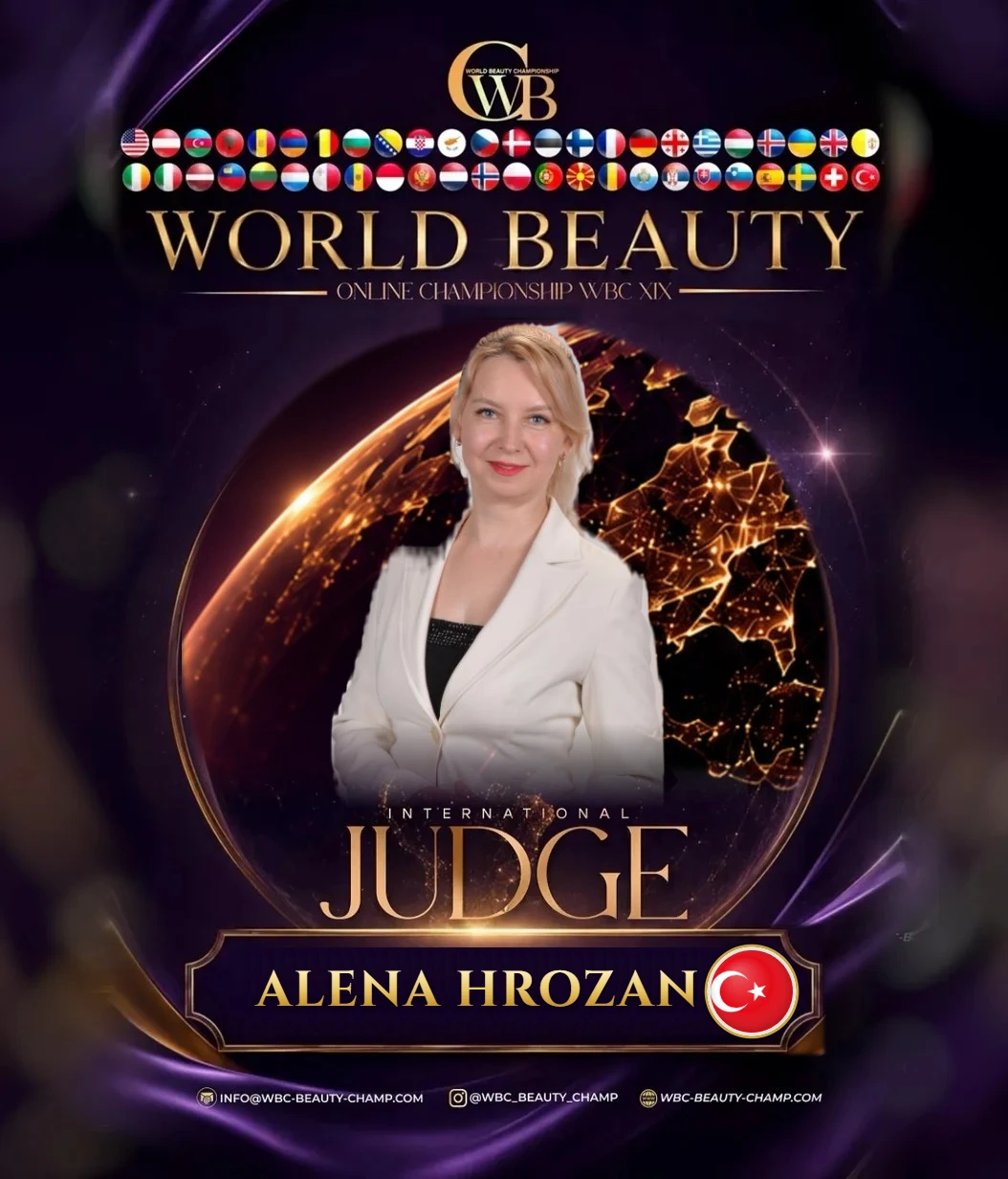 Alena Hrozan — WBC judge banner, season 19