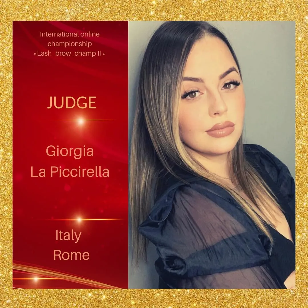 Giorgia La Piccirella — WBC judge banner, season 2
