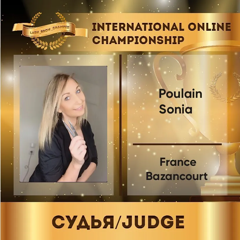 Poulain Sonia — WBC judge banner, season 3