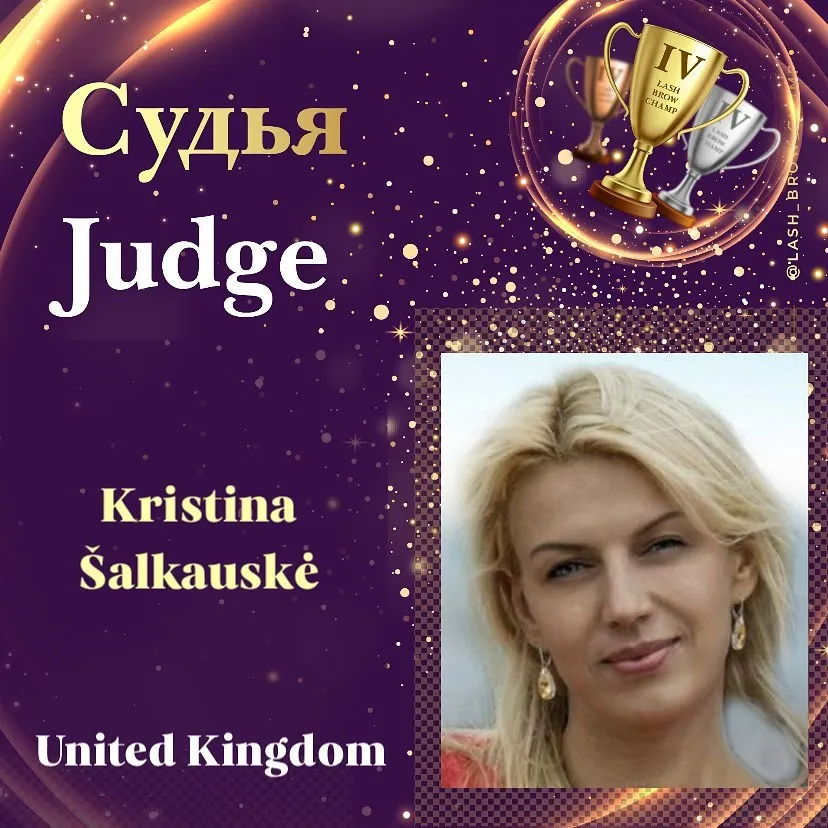 Kristina Šalkauskė — WBC judge banner, season 4