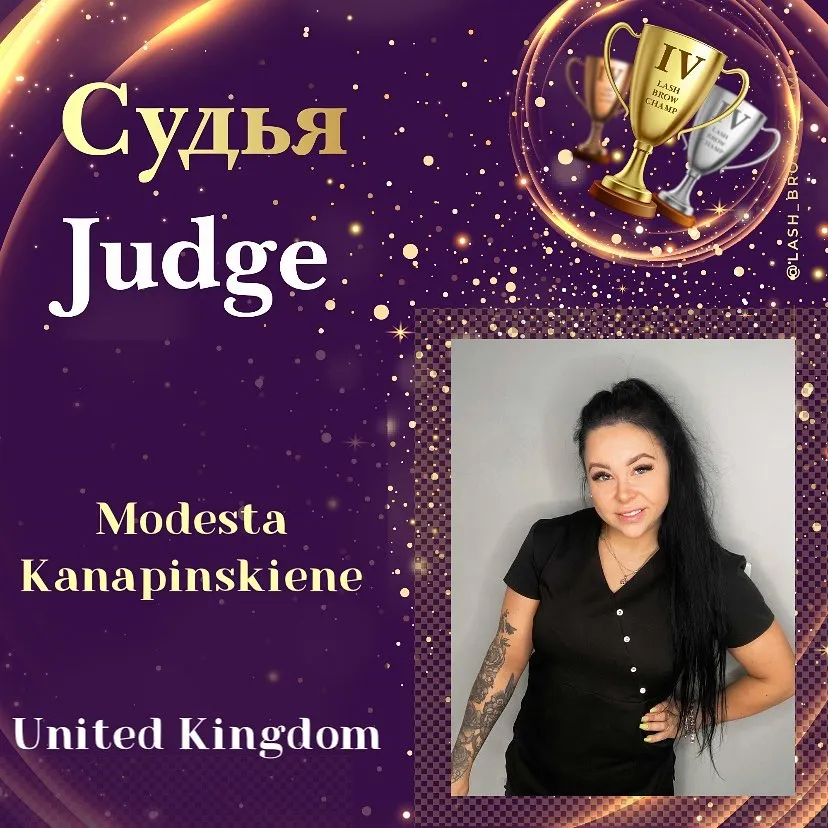 Modesta Kanapinskiene — WBC judge banner, season 4
